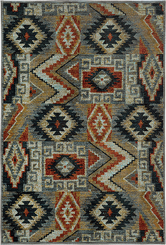 Oriental Weavers Sedona 5937D 10x13  Rectangle - Blue/ Multi-Nylon/PolyP