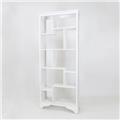 WaybornHomeFurnishings 5416W Vertical Asian Storage Shelves - Whitewash WaybornHomeFurnishings 5416W Vertical Asian Storage Shelves - Whitewash