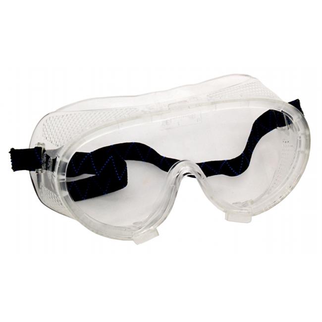 Zenport SG231 Reinforced Chemical Splash Goggles Clear Fog Free Lenses Protec...