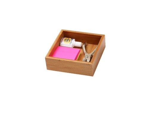 Picture of YBM Home 324 Bamboo Drawer Organizer - 6 x 6