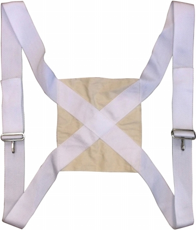 Zenport AG401E-10PK AG401E Box of 10, Economy Harness, for Fruit Picking Bucket and Bags, White