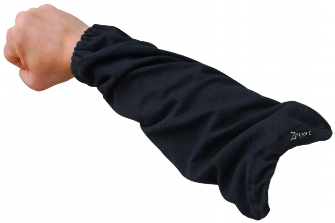 Zenport  AgriKon Black Canvas Fruit Picking Sleeves Protective Arm wear 1-Pair- Box of 10