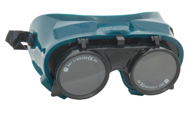 Zenport Welding Goggles Ergonomic Fit with Round Lens WG235 Box of 12