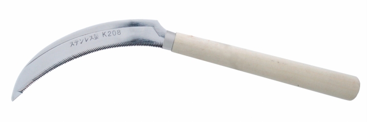 Zenport  Harvest Sickle Wooden Handle Light Serration 6.5 in.