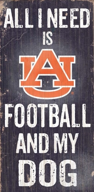 Picture of Fan Creations C0640 Auburn University Football And My Dog Sign