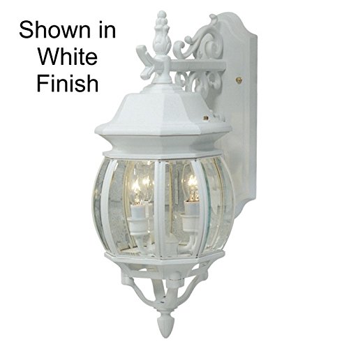Picture of ArtcraftLighting AC8360WH Classico 3 Light Outdoor Wall Light - White With Clear Glass