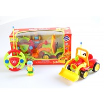 Picture of Az Import & Trading MC06G Cartoon RC Construction Truck for Toddlers Green- 4 in.