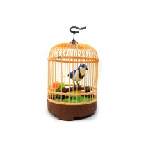 Picture of Az Import & Trading BC507D Singing & Chirping Bird in Cage - Realistic Sounds & Movements Blue - 10.5 x 7 in.
