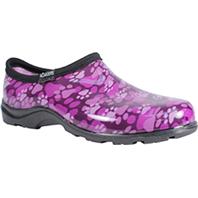 INC-5114QP10 Sloggers Womens Waterproof Comfort Shoe  Pawprint & Purple 10 -  Principle Plastics