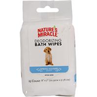 Picture of SPECTRUM BRANDS NAT MIRC-NM-7011 Natures Miracle Deodorizing Bath Wipes