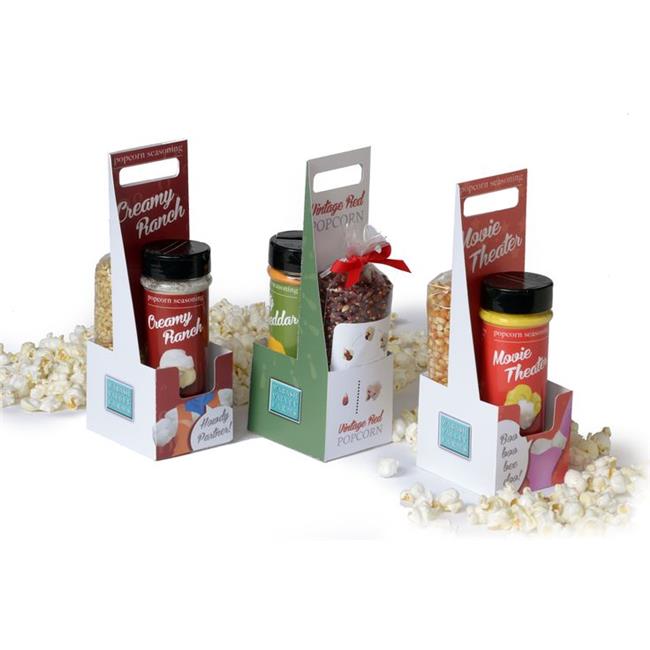 Wabash Valley Farms 77310 Dynamic Duo Popcorn Gift Set - Ranch-Tender & White