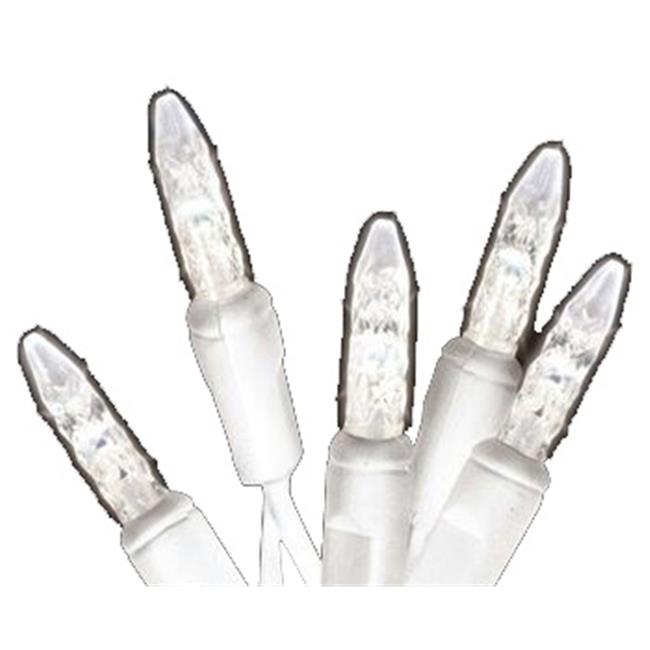 Winterland S-50ICM5PW-IW 50L- Icicle M5- Pure White On White Wire