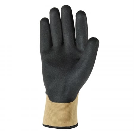 Winter-Lined Nitrile Work Gloves - Extra Large - Cold Weather Protection