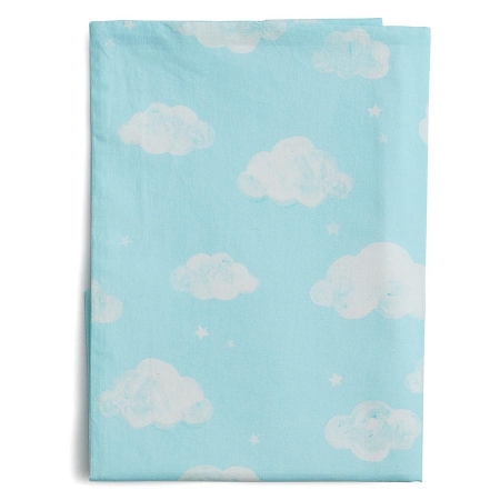 Picture of Little Acorn F13B02 Cloud Fitted Crib Sheet