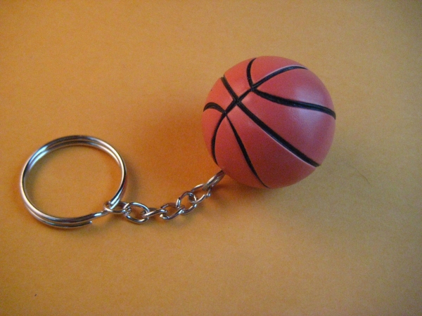 Picture of Tandem Sport TSKEYBASKETBALL Basketball Key Chain