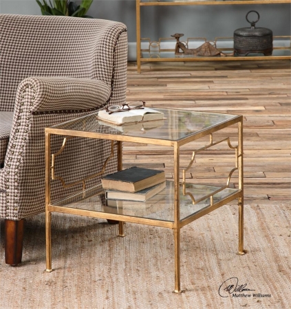Picture of 212 Main 24477 Genell Gold Cube Table