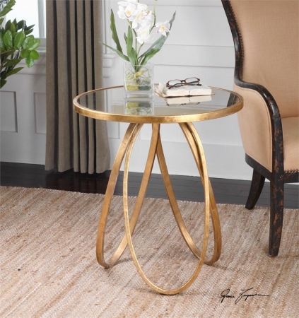 Picture of 212 Main 24410 Montrez Gold Accent Table