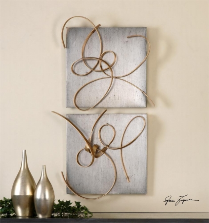 Picture of 212 Main 07071 Harmony Metal Wall Art  Set of 2