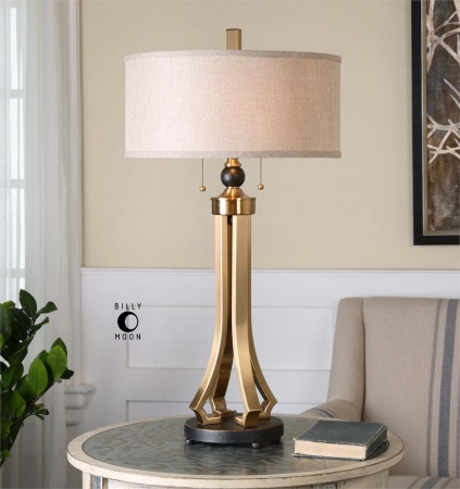 Picture of 212 Main 26631-1 Selvino Brushed Brass Table Lamp