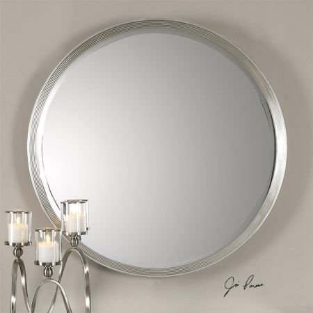 Picture of 212 Main 14547 Serenza Round Silver Mirror