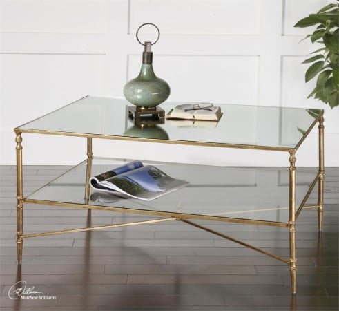 Picture of 212 Main 24276 Henzler Mirrored Glass Coffee Table