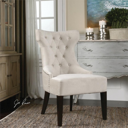 Picture of 212 Main 23239 Arlette Tufted Wing Chair