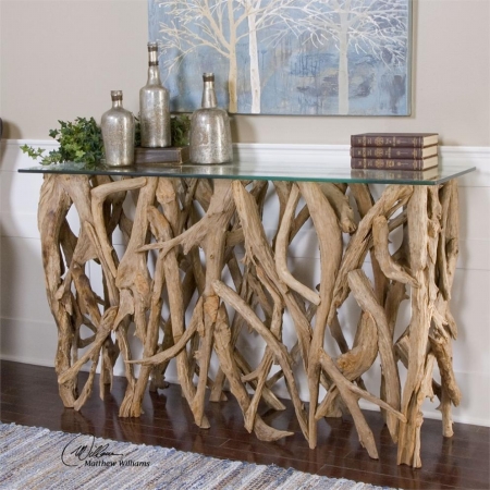 Picture of 212 Main 25593 Teak Wood Console