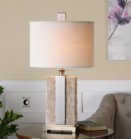 Picture of 212 Main 26508-1 Bonea Stone Ivory Table Lamp