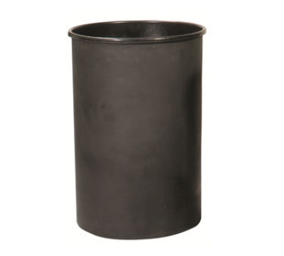 Outdoor Trash Can Liner With 55 Gallon, Black Plastic