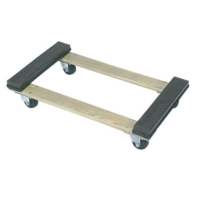 Picture of Wesco Industrial 272067 Wood Dolly With 4 in. Casters 24 x 16 in. Flush Open