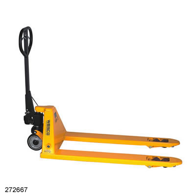 Picture of Wesco Industrial 272667 Pallet Truck 27 x 48 in. With Hand Brake