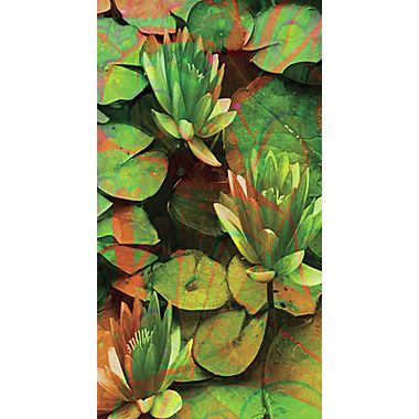 's Kahuna Grip Bathmat - Water Lillies