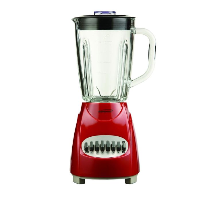 Picture of Brentwood JB920R 12 Speed Blender Glass Jar -Red