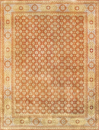 032185 Hand-Knotted Lambs Wool Area Rug - 8 ft. 10 in. x 11 ft. 7 in.