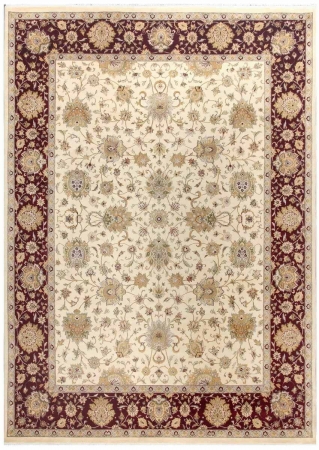 Hand-Knotted Lambs Wool Area Rug - 9 ft. 1 in. x 12 ft. 8 in.