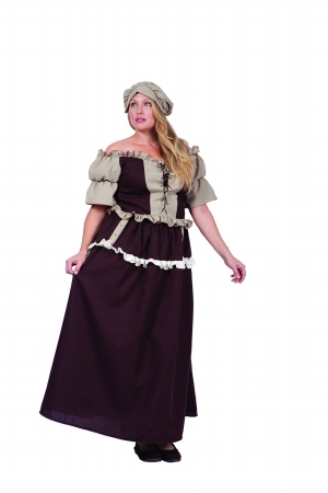 Picture of RG Costumes 86363 Womens Plus - Size Colonial Kathryn