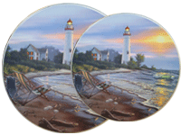 Picture of Reston Lloyd 4-411-W Electric Tin Burner Cover Set 4  A perfect Day