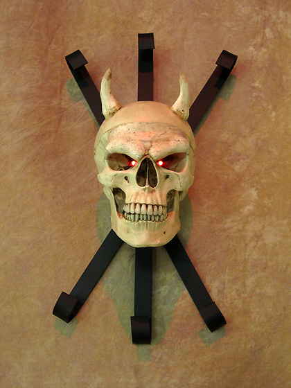 Devil Skull Wall Sconce