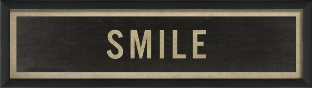 17209 Smile Sign Ready to Hang Artwork