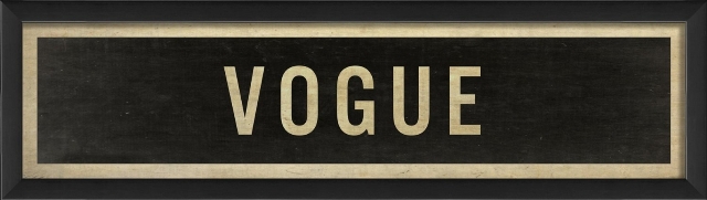 17672 Vogue Sign Ready to Hang Artwork