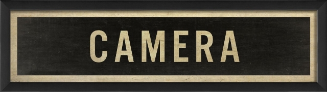 Camera Sign Ready to Hang Artwork