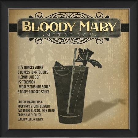 18517 Bloody Mary Mixology Ready to Hang Artwork