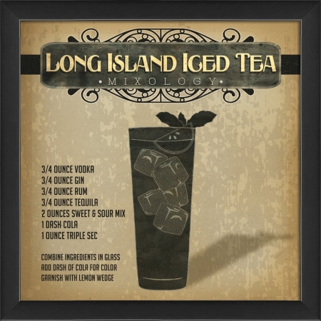 18518 Long Island Iced Tea Mixology Ready to Hang Artwork