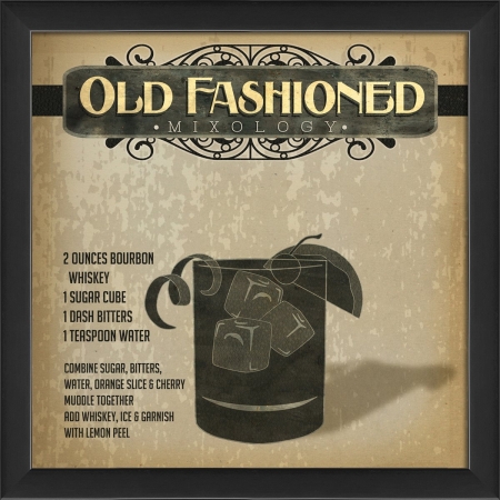 18522 Old Fashioned Mixology Ready to Hang Artwork