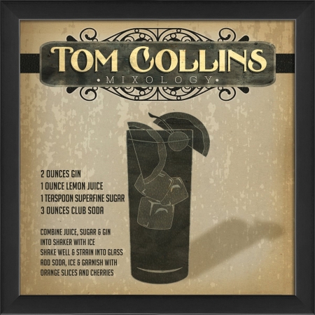 18524 Tom Collins Mixology Ready to Hang Artwork