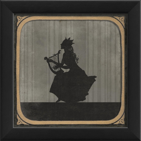 18537 Silhouette The Lyre Ready to Hang Artwork
