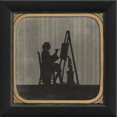 18538 Silhouette The Painter Ready to Hang Artwork