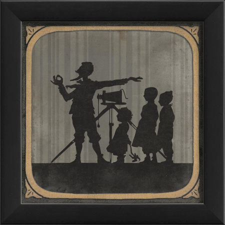 18540 Silhouette The Photographer Ready to Hang Artwork