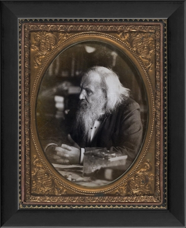 18544 Dmitri Mendeleev Tintype Ready to Hang Artwork