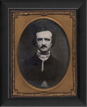 Edgar Allen Poe Tintype Ready to Hang Artwork